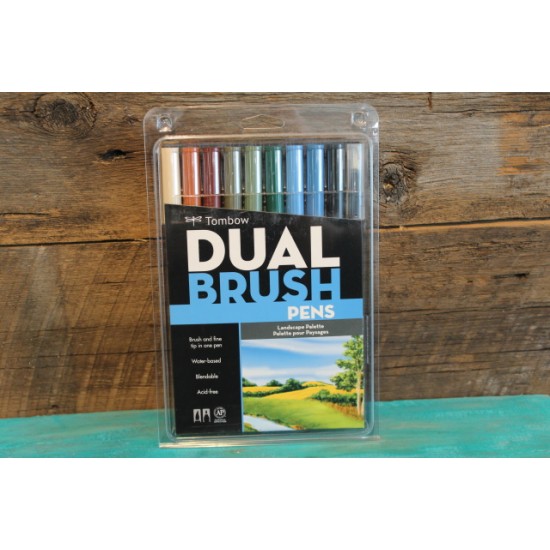 Crayons Tombow Dual Brush- palette pour paysage